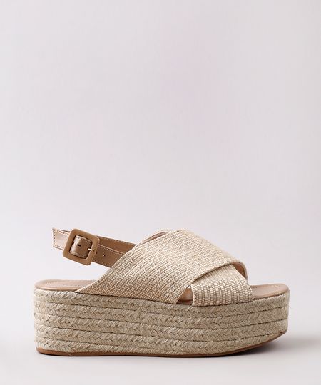Sandalia-Feminina-Oneself-Flatform-com-Tiras-Cruzadas-Bege-9683914-Bege_1