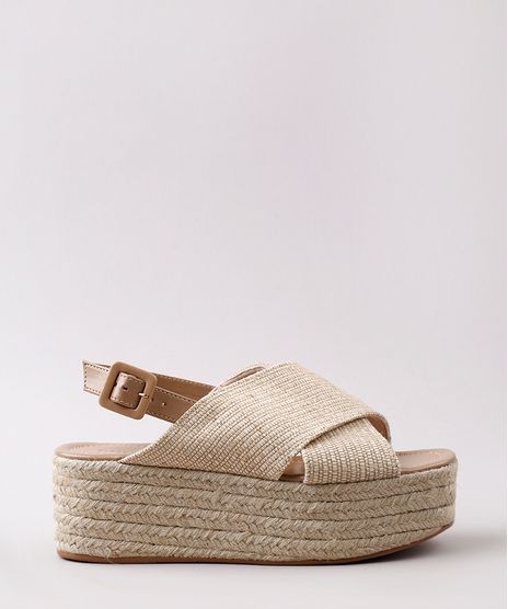 Sandalia-Feminina-Oneself-Flatform-com-Tiras-Cruzadas-Bege-9683914-Bege_1