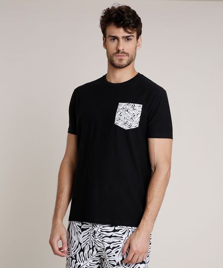 Camiseta-Masculina-Tryia-com-Bolso-Estampado-de-Folhagem-Manga-Curta-Gola-Careca-Preta-9735391-Preto_1 Camiseta-Masculina-Tryia-com-Bolso-Estampado-de-Folhagem-Manga-Curta-Gola-Careca-Preta-9735391-Preto_1