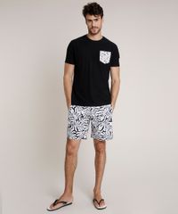 Camiseta-Masculina-Tryia-com-Bolso-Estampado-de-Folhagem-Manga-Curta-Gola-Careca-Preta-9735391-Preto_3 Camiseta-Masculina-Tryia-com-Bolso-Estampado-de-Folhagem-Manga-Curta-Gola-Careca-Preta-9735391-Preto_3