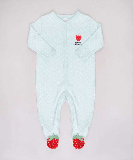 Macacao-Infantil-Morango-Estampado-de-Poa-Manga-Longa--Verde-9592086-Verde_1
