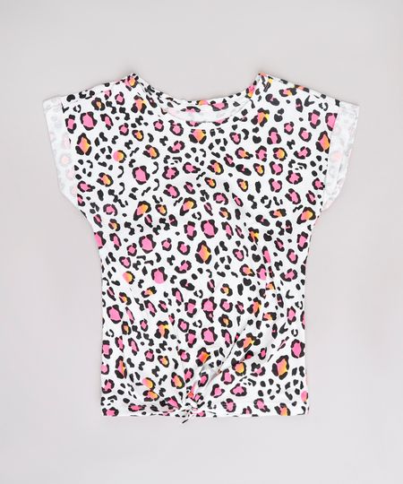 Blusa-Infantil-Estampada-Animal-Print-Onca-com-Amarracao-Manga-Curta-Branca-9805430-Branco_1