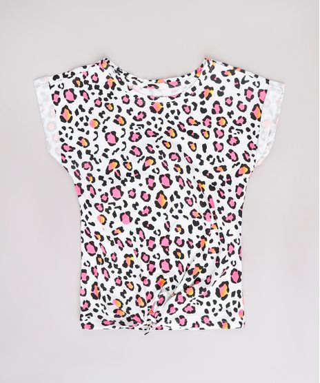 Blusa-Infantil-Estampada-Animal-Print-Onca-com-Amarracao-Manga-Curta-Branca-9805430-Branco_1