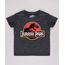 Camiseta-Infantil-Jurassic-Park-Manga-Curta--Cinza-Mescla-Escuro-9618715-Cinza_Mescla_Escuro_1