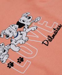 Conjunto-Infantil-Dalmatas-de-Blusa-Manga-Curta-Coral---Short-em-Moletom-Coral-9742285-Coral_5