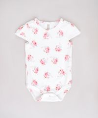 Body-Infantil-Estampado-Floral-com-Textura-e-Pompom-Manga-Curta-Branco-9790271-Branco_1