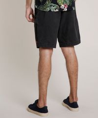Bermuda-de-Sarja-Masculina-Blueman-com-Cordao-Preta-9760234-Preto_4