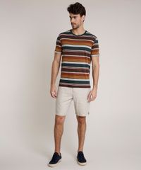 Camiseta-Masculina-Agua-de-Coco-Listrada-Manga-Curta-Gola-Careca-Verde-Escuro-9702013-Verde_Escuro_3