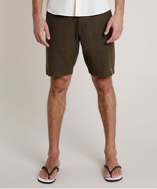 Bermuda-Masculina-Agua-de-Coco-em-Linho-Alfaiatada-Verde-Escuro-9760211-Verde_Escuro_1