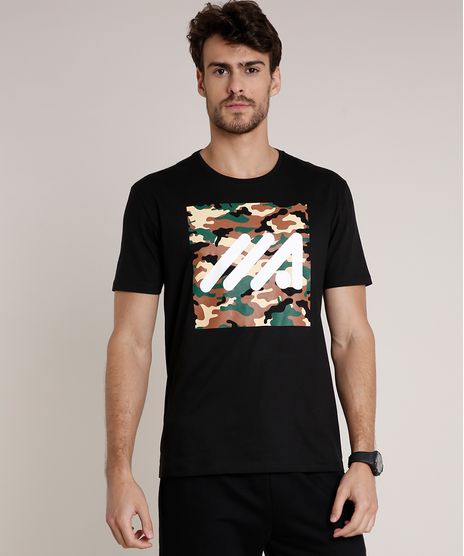 Camiseta-Masculina-Esportiva-Ace-com-Estampa-Camuflada-Manga-Curta-Gola-Careca-Preta-9716366-Preto_1