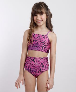 Biquini-Infantil-Triya-Tal-Mae-Tal-Filha-Halter-Neck-Hot-Pant-Estampado-de-Folhagem-com-Protecao-UV50--Roxo-9773599-Roxo_1
