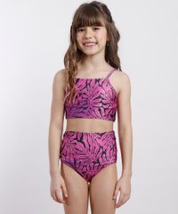 Biquini-Infantil-Triya-Tal-Mae-Tal-Filha-Halter-Neck-Hot-Pant-Estampado-de-Folhagem-com-Protecao-UV50--Roxo-9773599-Roxo_3