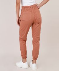 Calca-Jeans-Feminina-Jogger-com-Bolsos--Cobre-9797117-Cobre_2