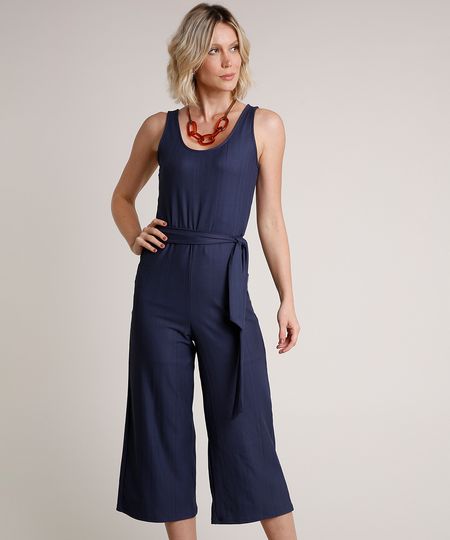 Macacao-Feminino-Pantacourt-Canelado-com-Faixa-para-Amarrar-Alca-Larga-Azul-9721461-Azul_1
