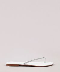 Rasteira-Feminina-Oneself-Texturizada-Croco-com-Strass-Branca-9721512-Branco_1