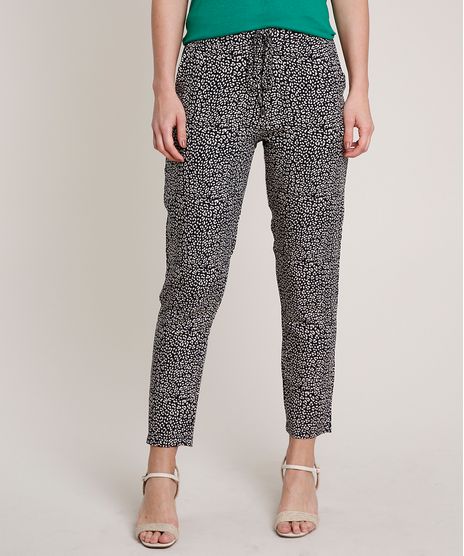 Calca-Feminina-Estampada-Animal-Print-Onca-com-Cordao-Preta-9823400-Preto_1