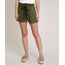 Short-Feminino-em-Moletom-com-Amarracao-Verde-Militar-9735905-Verde_Militar_1
