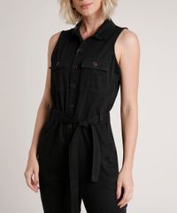 Macacao-de-Sarja-Feminino-com-Botoes-e-Faixa-para-Amarrar-Sem-Manga-Preto-9750182-Preto_4