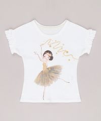 Blusa-Infantil-Bailarina-com-Glitter-Babado-na-Manga--Off-White-9765899-Off_White_1