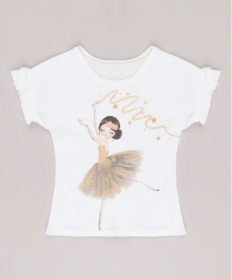 Blusa-Infantil-Bailarina-com-Glitter-Babado-na-Manga--Off-White-9765899-Off_White_1