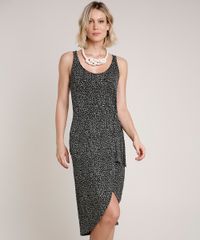 Vestido-Feminino-Midi-Mullet-Estampado-Animal-Print-Onca-com-Transpasse-Sem-Manga-Preto-9781250-Preto_1