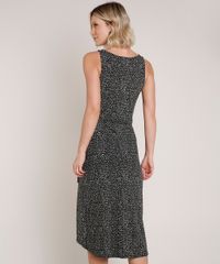 Vestido-Feminino-Midi-Mullet-Estampado-Animal-Print-Onca-com-Transpasse-Sem-Manga-Preto-9781250-Preto_2