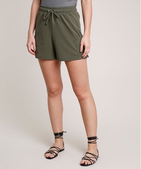 Short-Feminino-Cargo-com-Cordao-Verde-Militar-9721863-Verde_Militar_1