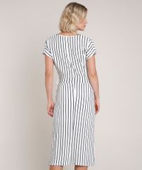 Vestido-Feminino-Midi-Listrado-com-Faixa-para-Amarrar-Manga-Curta-Branco-9718068-Branco_2