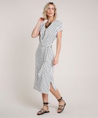 Vestido-Feminino-Midi-Listrado-com-Faixa-para-Amarrar-Manga-Curta-Branco-9718068-Branco_3