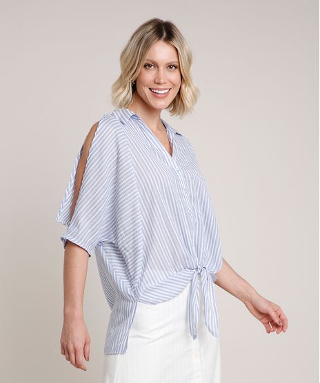 Camisa-Feminina-Longa-Open-Shoulder-Listrada-com-No-Manga-3-4-Azul-9654723-Azul_1