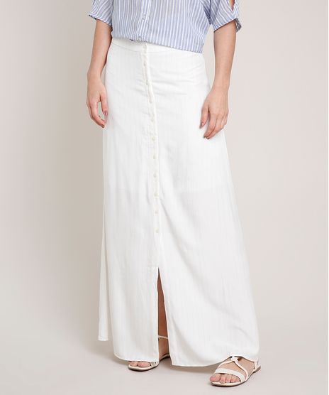 Saia-Feminina-Longa-com-Lurex-e-Botoes-Off-White-9654727-Off_White_1