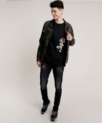 Camiseta-Masculina-Turma-do-Mickey-com-Bolso-Manga-Curta-Gola-Careca-Preta-9757271-Preto_3