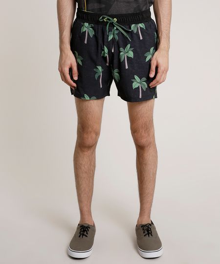 Short-Masculino-Estampado-de-Coqueiros-com-Bolsos-Preto-9734061-Preto_1 Short-Masculino-Estampado-de-Coqueiros-com-Bolsos-Preto-9734061-Preto_1