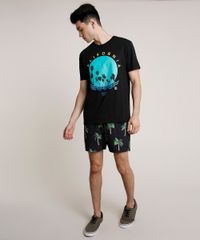 Short-Masculino-Estampado-de-Coqueiros-com-Bolsos-Preto-9734061-Preto_3