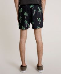 Short-Masculino-Estampado-de-Coqueiros-com-Bolsos-Preto-9734061-Preto_4