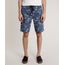 Bermuda-de-Sarja-Masculina-Relaxed-Estampada-de-Ilha-Azul-9753234-Azul_1