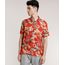 Camisa-Masculina-Tradicional-Estampada-Floral-Manga-Curta-Vermelho-9729637-Vermelho_1