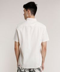 Camisa-Masculina-Tradicional-com-Linho-Manga-Curta-Off-White-9734601-Off_White_2