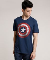 Camiseta-Masculina-Capitao-America-Manga-Curta-Gola-Careca-Azul-Marinho-9727000-Azul_Marinho_1