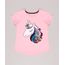 Blusa-Infantil-Unicornio-com-Paete-Dupla-Face-Manga-Curta-Decote-Redondo-Rosa-Neon-9131094-Rosa_Neon_1