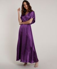 Vestido-Feminino-Mindset-Longo-Acetinado-Transpassado-Manga-Curta-Roxo-9655188-Roxo_3