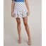 Saia-Feminina-Mindset-Curta-Estampada-de-Poas-em-Camadas-Branca-9734175-Branco_1