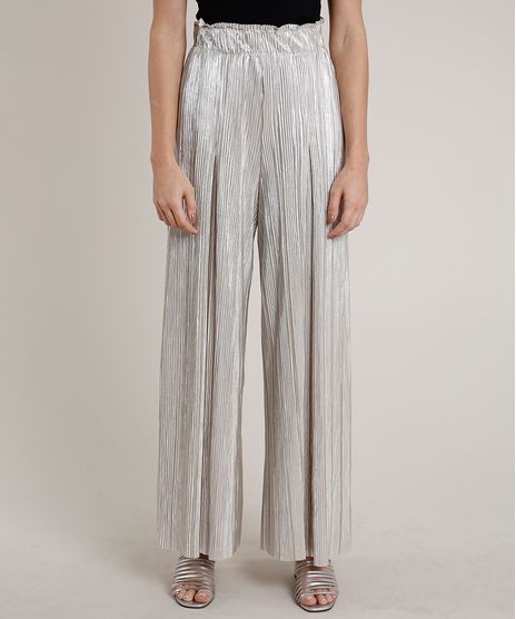Calca-Feminina-Mindset-Pantalona-Metalizada-Plissada-Bege-Claro-9655200-Bege_Claro_1
