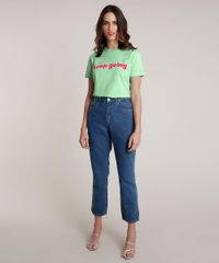 T-Shirt-Feminina-Mindset--Keep-Going--Manga-Curta-Decote-Redondo-Verde-Claro-9843842-Verde_Claro_3