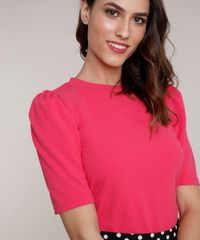 Blusa-Feminina-Mindset-Manga-Bufante-Decote-Redondo-Pink-9734182-Pink_4