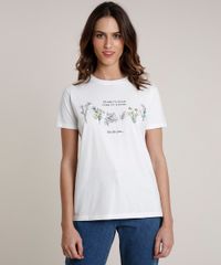 T-Shirt-Feminina-Mindset--Time-to-Bloom--com-Flores-Manga-Curta-Decote-Redondo-Off-White-9832023-Off_White_1