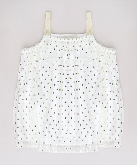 Blusa-Infantil-em-Tule-Estampado-de-Poa-Metalizado-Alcas-Finas-Off-White-9748633-Off_White_1 Blusa-Infantil-em-Tule-Estampado-de-Poa-Metalizado-Alcas-Finas-Off-White-9748633-Off_White_1