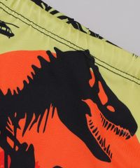 Sunga-Infantil-Boxer-Jurassic-World-Estampada-com-Protecao-UV50--Amarela-9743110-Amarelo_3