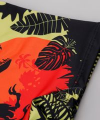 Sunga-Infantil-Boxer-Jurassic-World-Estampada-com-Protecao-UV50--Amarela-9743110-Amarelo_4