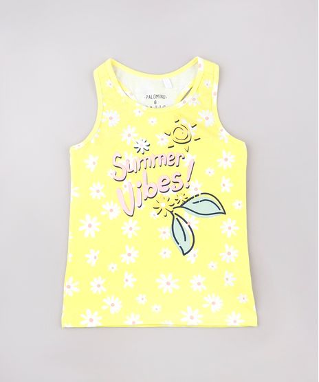 Regata-Infantil--Summer-Vibes--Estampada-Floral-Decote-Nadador-Amarela-9762717-Amarelo_1